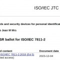 [특집-ISO/IEC JTC 1/SC 17 활동] 33. Result of voting o…