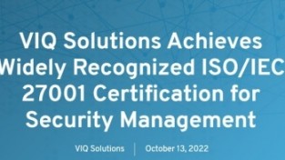 [캐나다] 브아이큐솔루션, 정보 보안 관리 국제표준 ISO/IEC 27001:2013 인증 획득