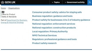 [영국] 제품안전 및 표준 사무국(OPSS), BSI와 제품안전 전문가가 안전한 제품 출시를 위한 실행 강령 발표